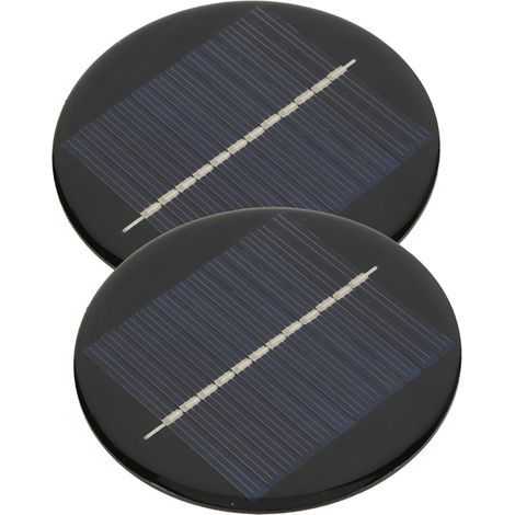 6V 80mm runde Solarzellen mit hohem Wirkungsgrad und guter Lichtdurchlässigkeit, Polysilizium-Solarpanel (1/5)