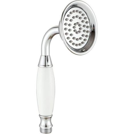 Pommeau De Douche - Laiton Massif - Diamètre 98 Mm - Raccord Bsp 1 27 Cm - Pour Robinets Salle De Bain - 1 Pièce (1/5)