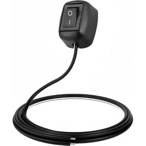 m langer, wasserdichter 12V/24V-Kfz-Schalter in Tropfenform mit Druckknopf für Nebelscheinwerfer und LED-Streifen mit doppelseitigem Klebeband (1/5)