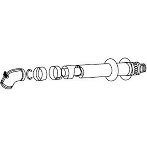 Domusa – Coude 90° Inox Ø 80 pour conduits condensation fioul – Accessoire de chauffage – Installation C33 et C13 – Polypropylène coaxial