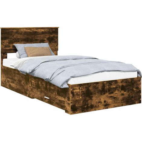 Maison Exclusive - Estructura de cama con cajón Roble Ahumado 100 (1/5)