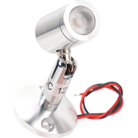 Spotlights LED DC12V pour vitrine ajustables en aluminium pour bijoux et objets de collection