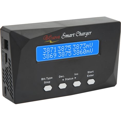Le chargeur d'équilibrage de batterie B6Nova 60W DC11V-18V Digital Discharger convient aux batteries NiMH/NiCd, LiPo/Li-ion (norme européenne 100-240V). (1/5)