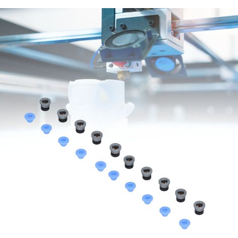 10 Ensembles Connecteurs de Tête de Valve Pneumatique pour Accessoires Imprimante 3D VORON Extrudeur PTFE ECAS04 (1/5)