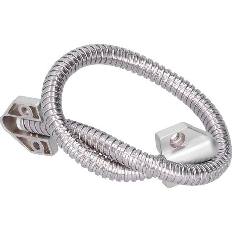 Boucle de contrôle d'accès pour porte, montage apparent, tube en col de cygne, gaine de protection pour câble. (1/5)