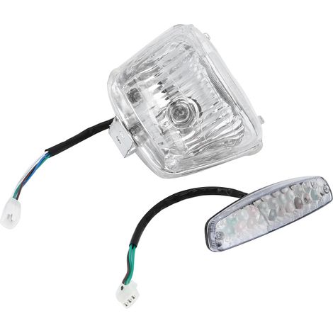 Lampe arrière de la tête arrière 12V Style de dinosaure ajustement pour 50cc 70cc 110cc Quad Dirt Bike ATV (1/5)
