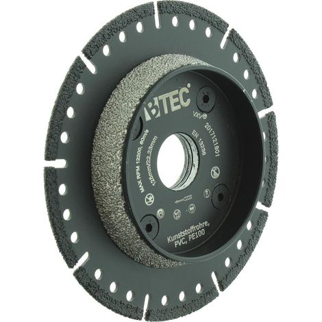 KG-Rohr Trennscheibe 125mm, Anfasscheibe BTEC PIPECUT sprint (1/5)