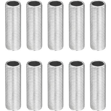 10-Nippel-Rohrlampe, M10-Gewinde, 3 cm, Zink, Reparatur von Innenbeleuchtung (1/5)