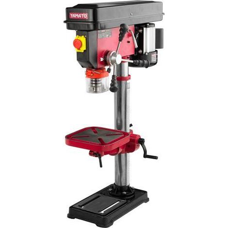 Yamato Trapano a colonna da macinare, 550 Watt Plus, Cromo, Taglia unica