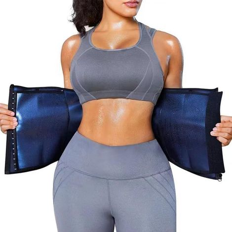 Ceinture Sudation Thermique Ajustable Compression Abdominale Amincissante Entraînement Sportif Femme Homme (1/5)