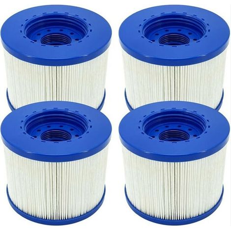 Filtre Spa Infinite a Visser, Cartouche Filtre à Vis pour Spa Gonflable Pas De Vis 60mm, Cartouche Filtre pour Spa, Compatible pour Cosy Spa, Clever Spa et de Plus 4 pièces (1/4)