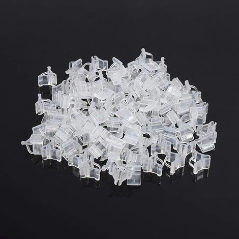 Lot de 100 clips de greffage spéciaux pour plants de tomates (1/5)