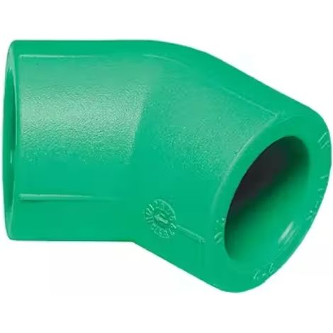 RACCORDO CURVO 45Â° IN PPR FEMMINA FEMMINA SERIE TIGRIS GREEN - EE 75  - WAV
