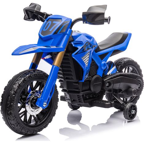 Moto Elettrica per Bambini 12V 4,5Ah Blu
