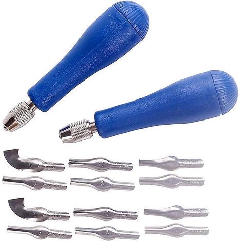 Outils de découpe pour blocs d'art - Outils de gravure sur linoléum pour l'artisanat (1/5)