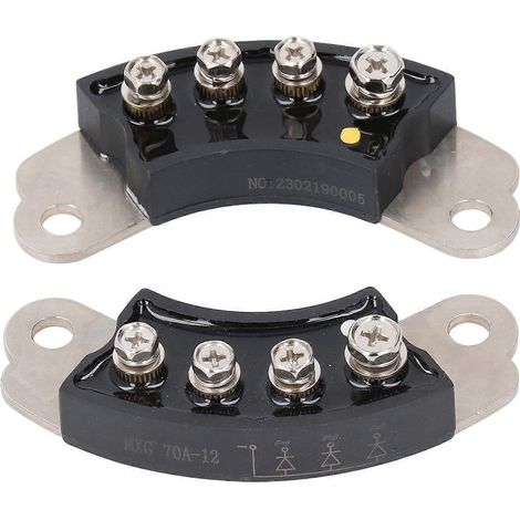 2 modules redresseurs rotatifs avec diode de courant stable et roue redresseuse en pont pour générateurs sans balais M