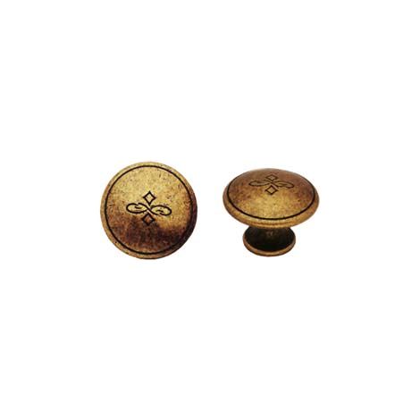 POMOLI PER MOBILI MOD.24130 IN ZAMA FLORENCE- - ø mm.25 - 5 pezzi METALSTYLE