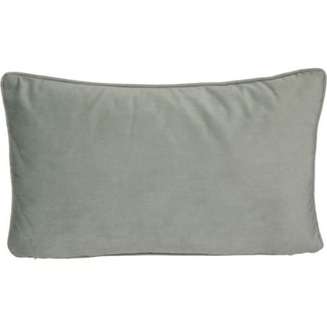 Coussin "Lilou" Effet velours 30 x 50 cm Atmosphera - Céladon - Céladon - (1/2)