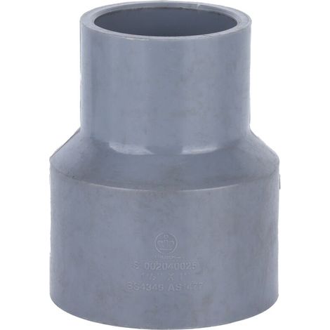 [Raccords PVC] Adaptateur pour tube à eau PVC réducteur droit 1 pouce pour raccords de conduites d'alimentation en eau (1/4)