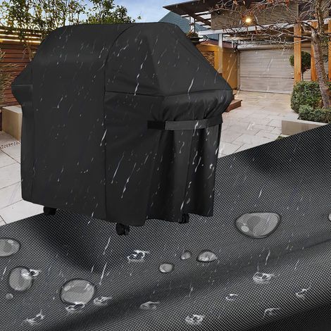 Housse de protection extérieure imperméable et résistante aux UV pour barbecue, réchaud de jardin et poêle à bois (152 x 76 x 122 cm) (1/5)