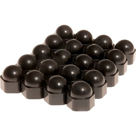 HP Autozubehör Copribulloni Adatto per (dimensione vite) 19 mm Nero Plastica