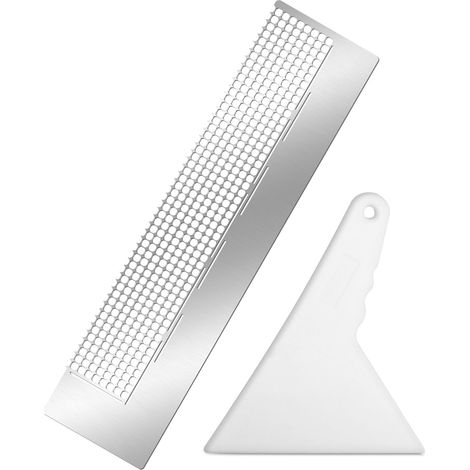 Lot de 2 règles de peinture diamant antirouille - Outil de règle diamant 5D avec 400 grilles vides pour le dessin - Foret partiel rond complet pour peinture diamant DIY (1/5)