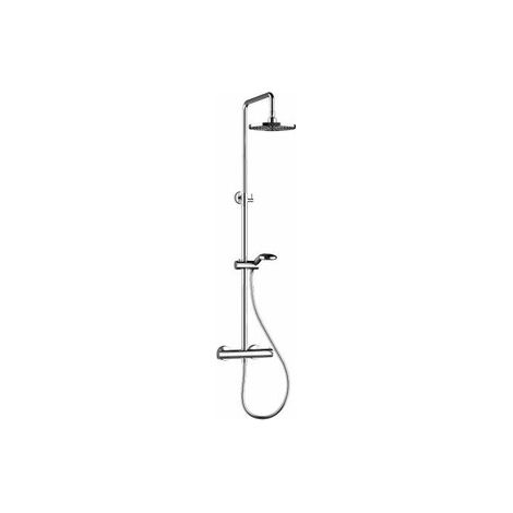 Colonne de douche thermostatique chromée NF (1/2)
