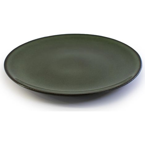 Grüner Porzellan-Frühstücksteller 21 cm Elegant Moss duka (1/5)