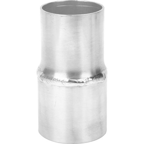 Adaptateur de sortie d'échappement 51mm à 57mm, réduction en acier inoxydable poli miroir, fixation par soudure ou collier, universel (1/5)
