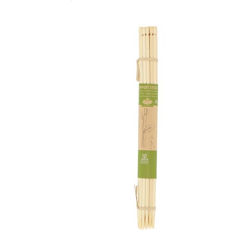 Lot de 20 tuteurs Bambou 30 cm (1/2)