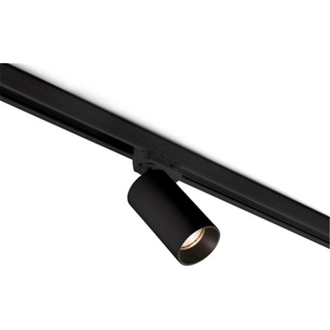 STAN LED Lámpara proyector de carril negro (1/4)