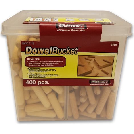 Scatola di perni - 400 pezzi, 3 misure Milescraft