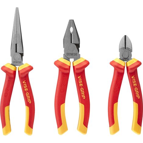 IRWIN 10505519 Set 3pz (cutter diagonale 6”/150 mm, pinza a becco lungo 8”/200 mm, pinza universale 7”/175 mm) (1/5)