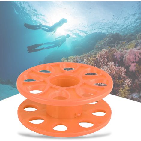 Bobine de plongée compacte et résistante, accessoire orange pour plongeurs (1/3)