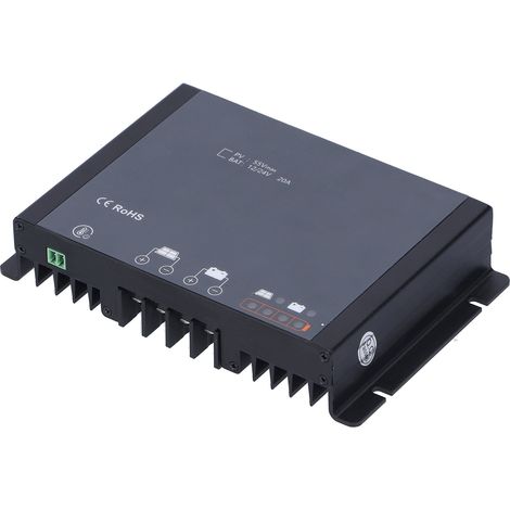 Contrôleur solaire MPPT avec suivi automatique de la mise au point, étanche et Bluetooth, 20 A, 12/24 V CC (1/5)