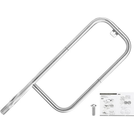 41862 52cm pièces de Rechange pour brûleur pour Weber Q200, Q220, Q2000, Q2200 gasgrill, brûleur en Acier Inoxydable Tube de Remplacement pour Weber 41862