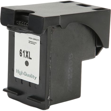 Cartouche d'encre 61XL haute performance pour imprimantes HP Envy 4500, Deskjet 1000, 1056, 1510, 1512, 1010 - Noir 61XLBK (1/5)