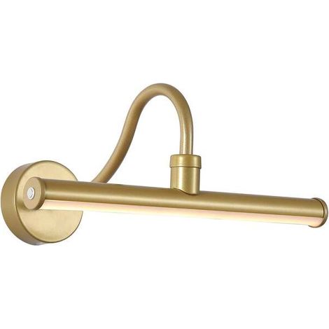 [NEUWERTIG] B-Ware Searchlight LED Wandlampe Vigo dimmbar Touchdimmer warmweiß goldfarben 30cm (1/2)