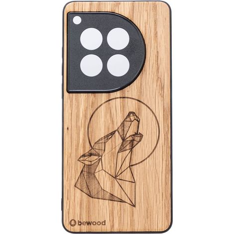 Custodia in legno Bewood per OnePlus 12 WOLF OAK (1/2)