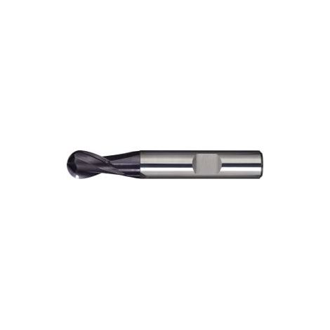 Fresa  de radio  completo D.4mm [OttRightRightDummy] Long.  de corte  12mm VHM  TiAlN HB  Z.2 corto  TECWERK (1/2)