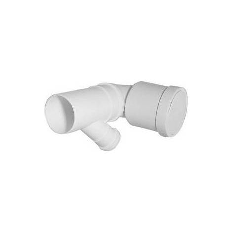 CURVA BIANCA WC PROLUNGATA ATTACCO ORIENTABILE DX-SX VALSIR Misura: Diam. 90/50