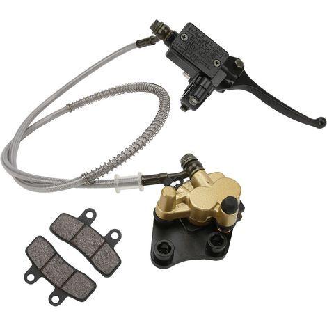 Vordere Scheibenbremssattel mit Bremsbelägen, Austauschsatz kompatibel mit Jetmomo 50cc 70cc 90cc 110cc 125cc Motocross-Motorrädern
