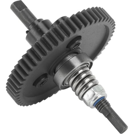 Embrayage à Glissement Intégral Aluminium 54T avec Différentiel Acier pour Traxxas Slash 1/10 - Version Noire (1/5)