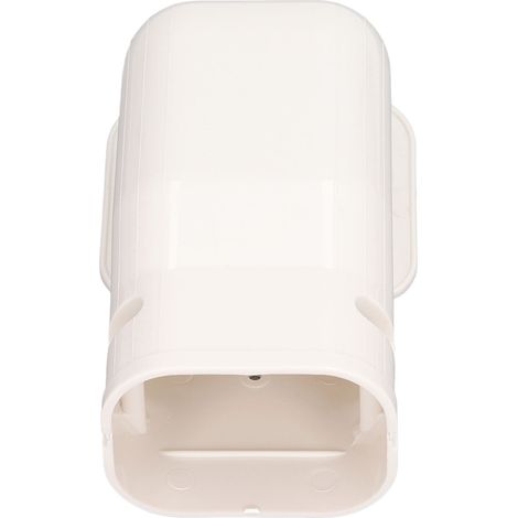 Cubierta decorativa de PVC para tuberías de aire acondicionado, protección de pared para aire acondicionado interior/exterior. (1/5)