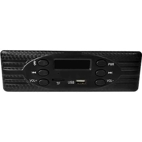 Autoradio 1 DIN FM, USB, TF, MP3, Bluetooth, noir (1/5)