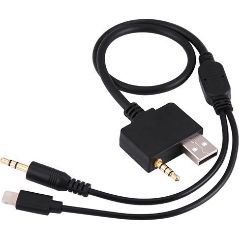 Câble d'adaptateur auxiliaire audio de voiture AUX pour Hyundai KIA IPOD IPAD IPONE, accessoire automobile pratique