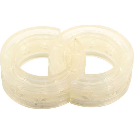 2 pc Universal Car Shock Absorber Spring Buffer Transparent Car Cushion Bumper Type Spring Shock Absorber (D) (1/5)