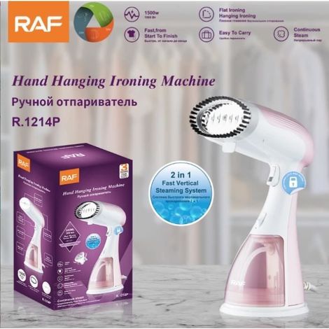 RAF Tragbares Dampfbügeleisen für Zuhause, 1500W Vertikales Reisebügeleisen (1/4)