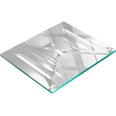 Tabla de cortar decorativa de vidrio templado para cocina o pasillo, 60x52 cm (1/5)