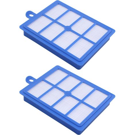 Lot de 2 filtres compatibles avec les aspirateurs Electrolux des séries HF12/H12 (modèles : EL012B, EL4050, EL4100, EL4101A, EL4335A, EL6986A, EL012W) (1/5)